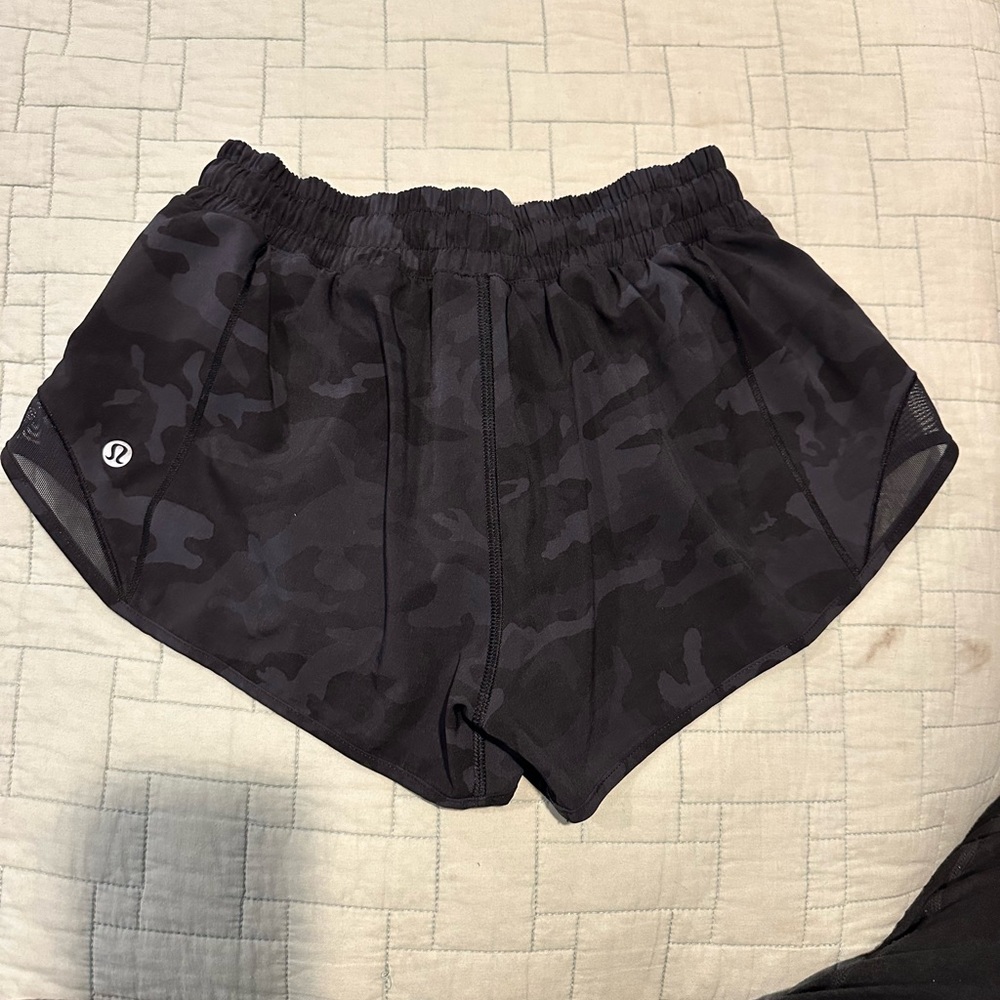 lululemon athletica Black Camo Women's Shorts